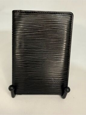 Louis Vuitton Black Epi Leather Card Holder